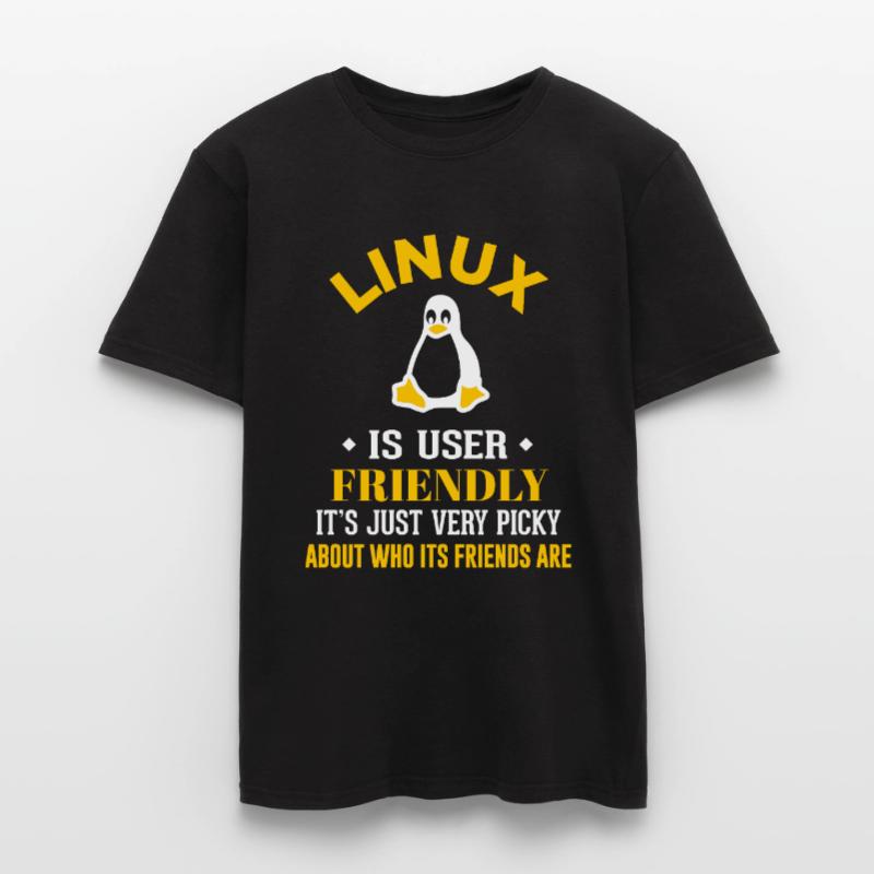 Linux Geek Coding Programmer Nerd Men's T-shirt