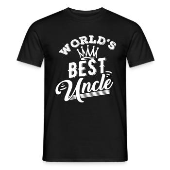 Le meilleur oncle du monde - T-shirt homme - noir - Devant - AI Model Male 178 light (178cm)