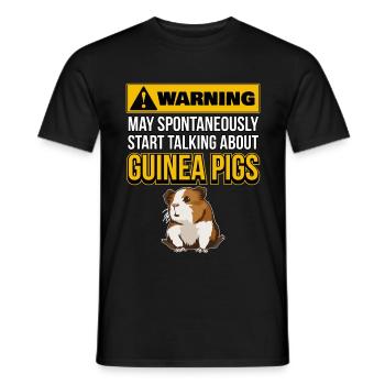 Cobaye May tart Talking About Guinée Pigs - T-shirt homme - noir - Devant - AI Model Male 178 light (178cm)