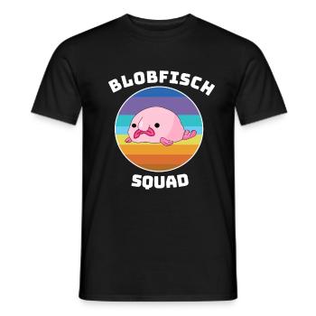 Blobfisch Tauchen Tier Meereskreatur Squad Fisch - Männer T-Shirt - Schwarz - Vorne - AI Model Male 178 light (178cm)