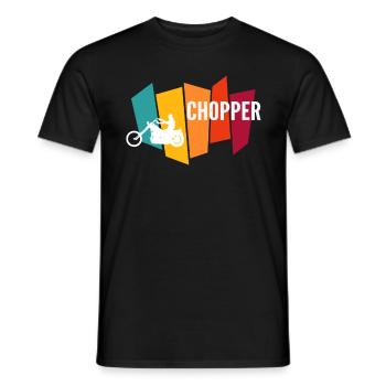 Chopper - T-shirt homme - noir - Devant - AI Model Male 178 light (178cm)