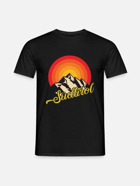 Südtirol Wandern Tiroler Italien Heimat - Männer T-Shirt - Schwarz