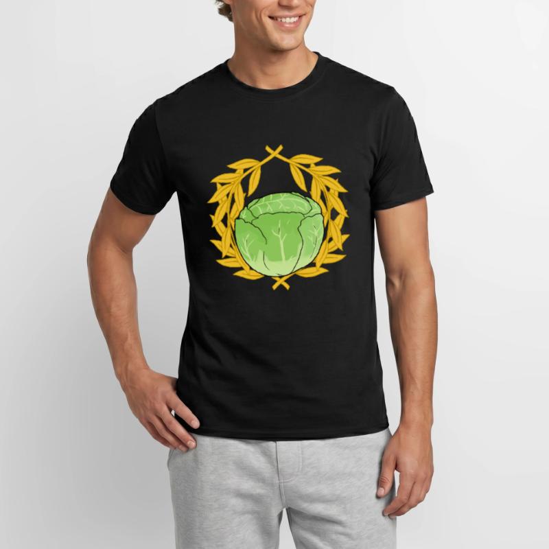White cabbage cabbage cabbage leafy vegetables vegetables Vegan Men's T-Shirt