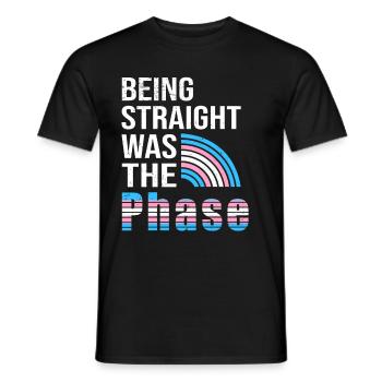 Transsexuell Regenbogen Monat Gay Pride Trans LGBT - Männer T-Shirt - Schwarz - Vorne - AI Model Male 178 light (178cm)