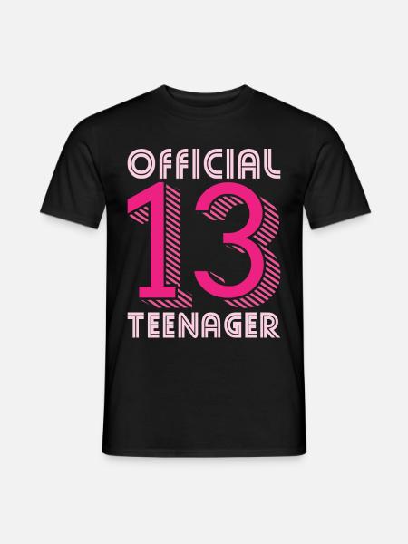 Adolescente Official 13 - T-shirt homme - noir