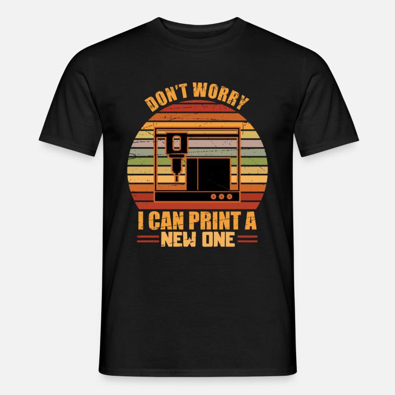 3d Imprimeur 3d Printer Printer cadeau - T-shirt homme - noir