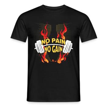 Haltérophilie Haltérophilie Powerlifting Bodybuilder - T-shirt homme - noir - Devant - AI Model Male 178 light (178cm)