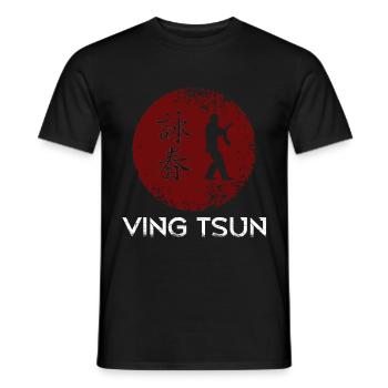 Ving Tsun Sports de combat - T-shirt homme - noir - Devant - AI Model Male 178 light (178cm)