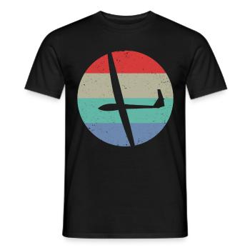 Planeurs Planeurs Planeurs - T-shirt homme - noir - Devant - AI Model Male 178 light (178cm)