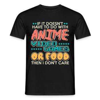 Otaku Anime Otaku anime hoodies - T-shirt homme - noir - Devant - AI Model Male 178 light (178cm)