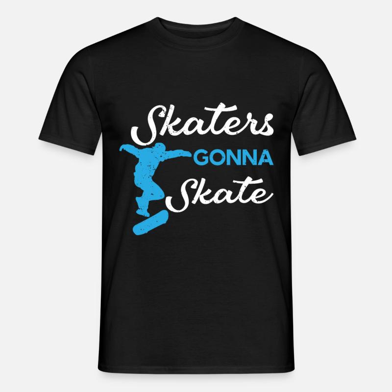 Skateboarder Skateboard - Männer T-Shirt - Schwarz