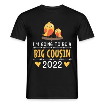 Big Cousin 2022 Little Birds - Men's T-Shirt - black - Front - AI Model Male 178 light (178cm)