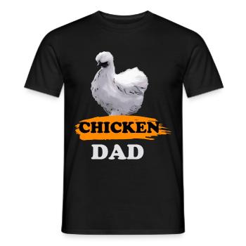 Poulet poulet poule - T-shirt homme - noir - Devant - AI Model Male 178 light (178cm)