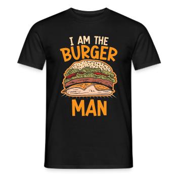 Ich Bin Der Burger Mann - Männer T-Shirt - Schwarz - Vorne - AI Model Male 178 light (178cm)