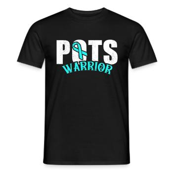 Posturale Tachykardiesyndrom POTS Warrior - Männer T-Shirt - Schwarz - Vorne - AI Model Male 178 light (178cm)