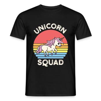 Unicorn Licorne Cheval Fabelwesen Unicorns - T-shirt homme - noir - Devant - AI Model Male 178 light (178cm)
