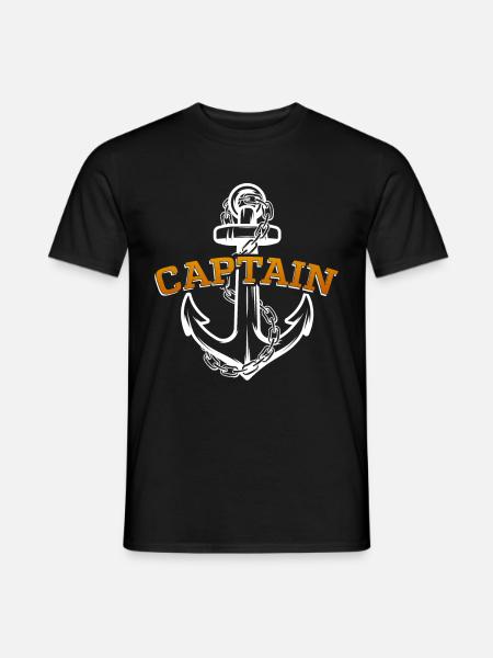 Yacht Boot Segeln Bootsbesitzer Captain - Männer T-Shirt - Schwarz