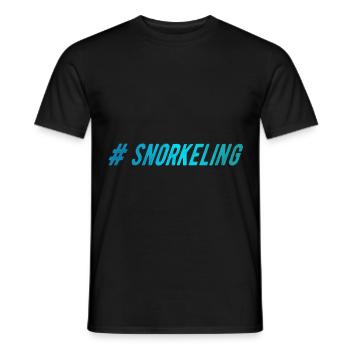 Schnorcheln Tauchsport Tauchen Taucher Geschenk - Männer T-Shirt - Schwarz - Vorne - AI Model Male 178 light (178cm)