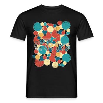 Train train train conducteurs de train - T-shirt homme - noir - Devant - AI Model Male 178 light (178cm)