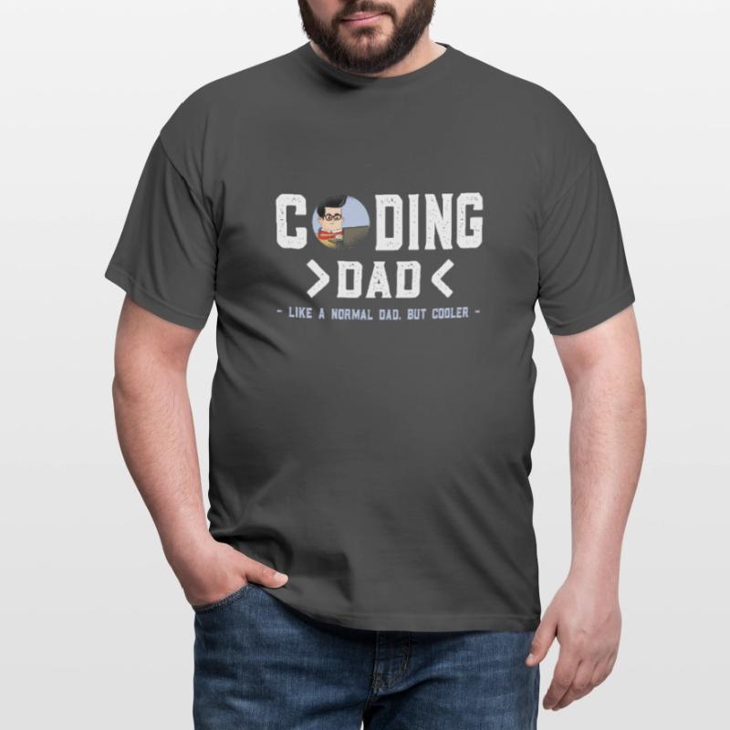 Coding Softwareentwickler Computer Dad Männer T-Shirt