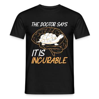 Tortues tortues - T-shirt homme - noir - Devant - AI Model Male 178 light (178cm)