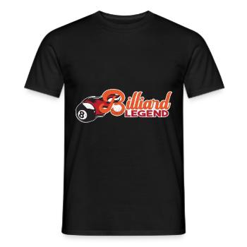 Billiards Pool Billiards Billiards Ball Billiards Cook 8Ball - Men's T-Shirt - black - Front - AI Model Male 178 light (178cm)