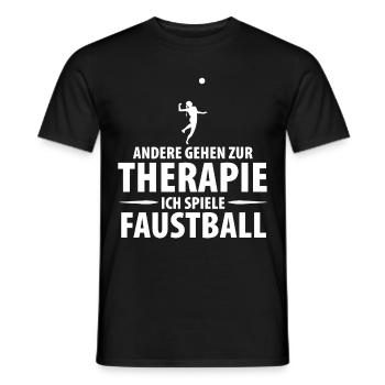 Faustball Faustballer Faustballspieler - Männer T-Shirt - Schwarz - Vorne - AI Model Male 178 light (178cm)