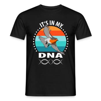 Observation des oiseaux Oiseaux Observation des oiseaux Oiseaux - T-shirt homme - noir - Devant - AI Model Male 178 light (178cm)