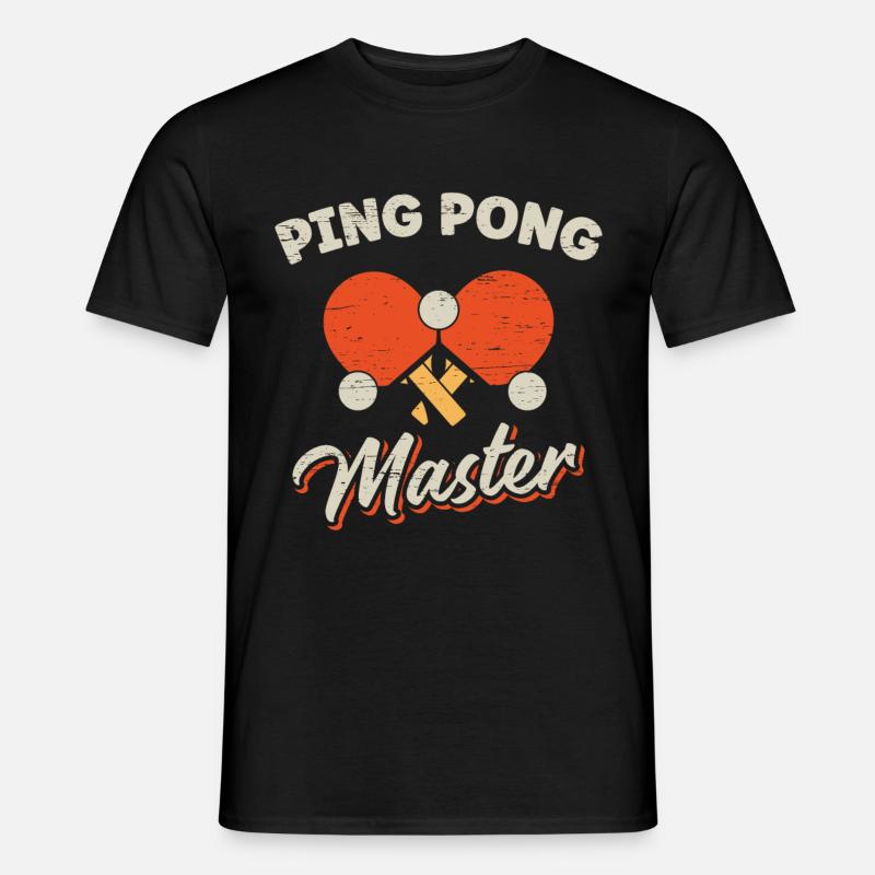 Ping Pong da ping pong - T-shirt uomo - nero