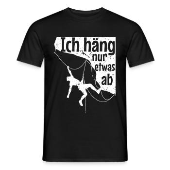 Berg Klettern Ich Häng Nur Etwas Ab Berg Kletterer - Männer T-Shirt - Schwarz - Vorne - AI Model Male 178 light (178cm)