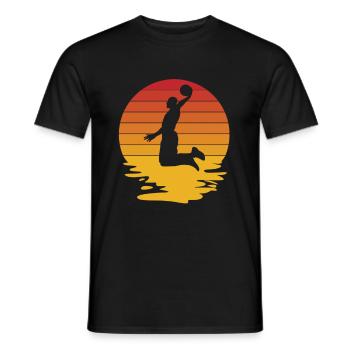 Basketballer Basketball Basketballmanschaft - Männer T-Shirt - Schwarz - Vorne - AI Model Male 178 light (178cm)