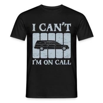 Mortician Funeral Director Embalmer - Men's T-Shirt - black - Front - AI Model Male 178 light (178cm)
