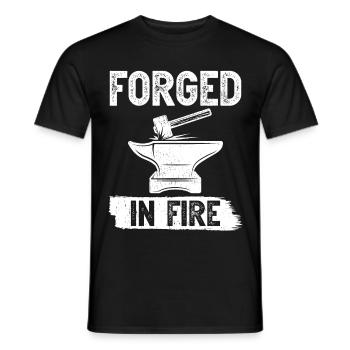 Schmied Schmiede - Männer T-Shirt - Schwarz - Vorne - AI Model Male 178 light (178cm)
