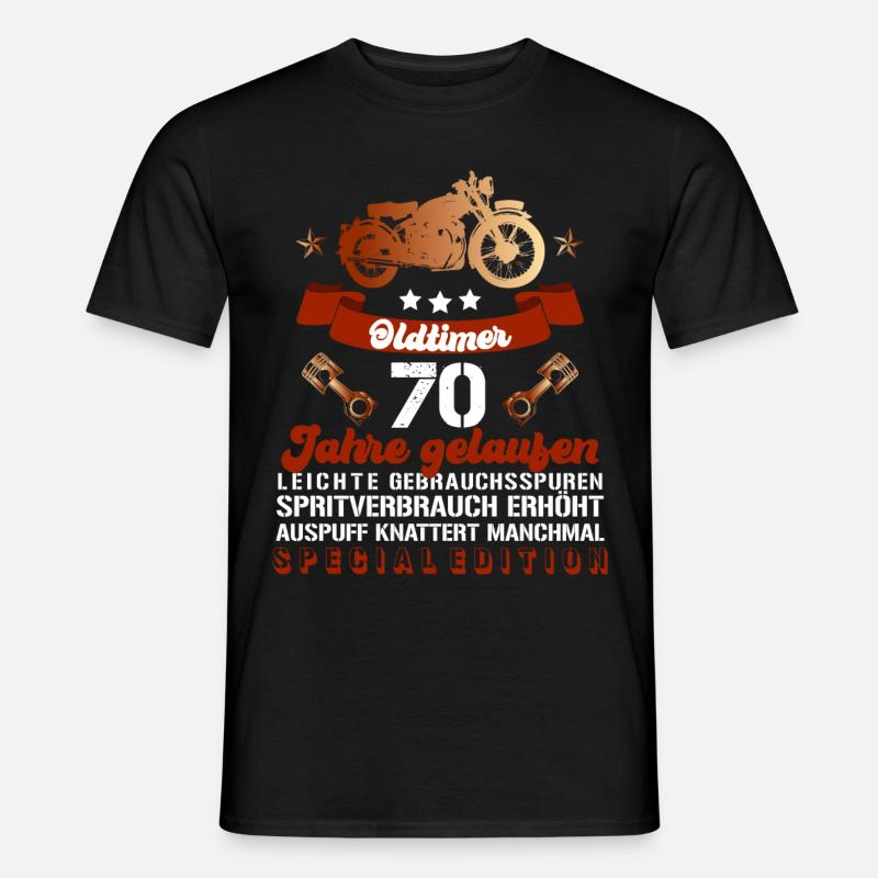 Die Legende feiert Geburtstag und wird 70! - Männer T-Shirt - Schwarz
