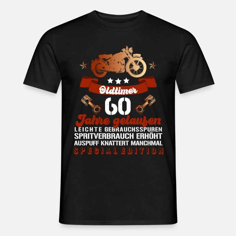 Die Legende feiert Geburtstag und wird 60! - Männer T-Shirt - Schwarz