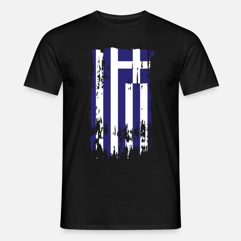 Greece Greece Greece - Männer T-Shirt - Schwarz