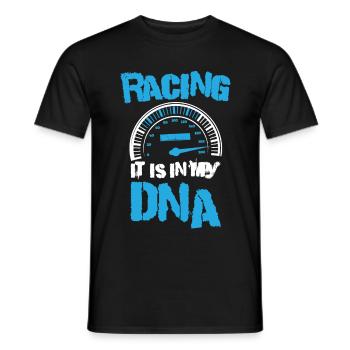 Racing It Is In My DANN Rennsport - Männer T-Shirt - Schwarz - Vorne - AI Model Male 178 light (178cm)