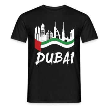 Dubai Vereinigte Arabische Emirate The Palm - Männer T-Shirt - Schwarz - Vorne - AI Model Male 178 light (178cm)