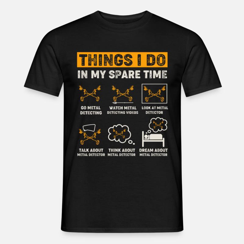 Sondeln Sondler - Männer T-Shirt - Schwarz