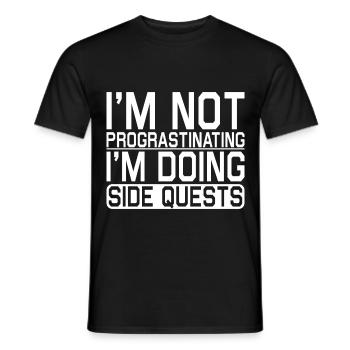 Pen and Paper Role-Playing Game Board Game Fantasy Rpg - Men's T-Shirt - black - Front - AI Model Male 178 light (178cm)