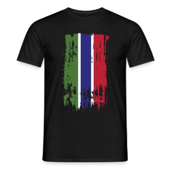 Gambie Gambie Gambie - T-shirt homme - noir - Devant - AI Model Male 178 light (178cm)