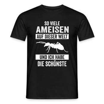 Ameisen Ameise - Männer T-Shirt - Schwarz - Vorne - AI Model Male 178 light (178cm)