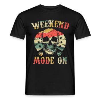 Casino Poker Games Weekend Mode sur Poker - T-shirt homme - noir - Devant - AI Model Male 178 light (178cm)