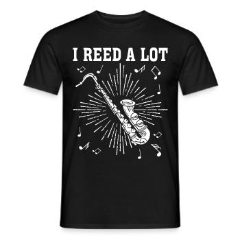 Saxophone Saxophoniste Musicien de Jazz Saxophoniste - T-shirt homme - noir - Devant - AI Model Male 178 light (178cm)