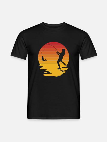 Pêcheur Pêcheur Pêcheur Pêche Canne à pêche Carpe - T-shirt homme - noir