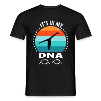 Gymnaste Handstand gymnastique gymnastique gymnastique - T-shirt homme - noir - Devant - AI Model Male 178 light (178cm)