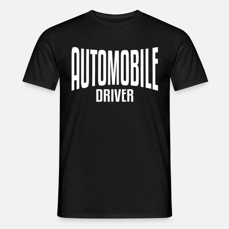 AUTOMOBILE DRIVER - Männer T-Shirt - Schwarz