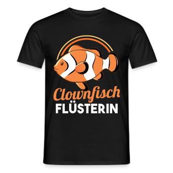 Clownfisch - Männer T-Shirt - Schwarz - Vorne - AI Model Male 178 light (178cm)