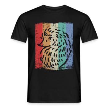 Hérisson - T-shirt homme - noir - Devant - AI Model Male 178 light (178cm)