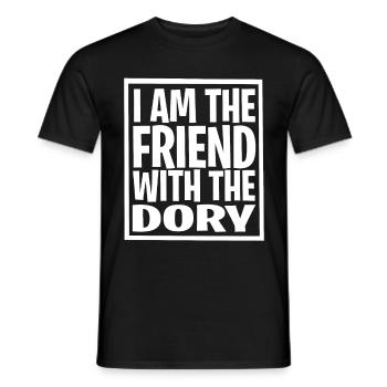L’AMI AVEC LE DORY PRÉSENTE L’IDÉE DE DORYS OW - T-shirt homme - noir - Devant - AI Model Male 178 light (178cm)